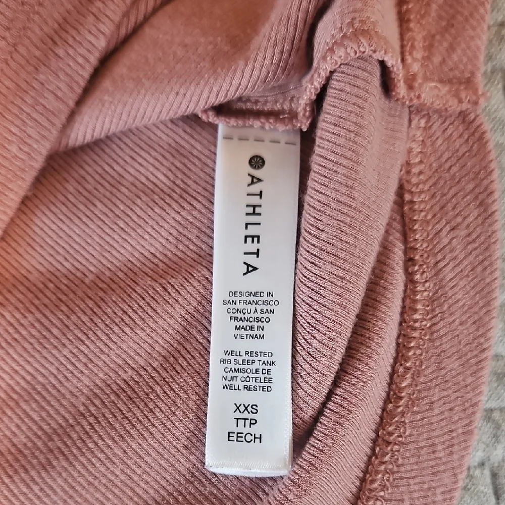 Athleta Women's Well Rested Rib Sleep Tank - Picture 4 of 5